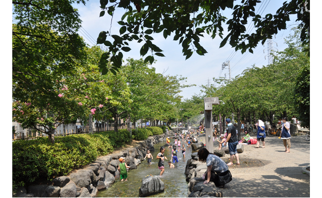 夏のおでかけ案内　～暑い夏はじゃぶじゃぶ池で涼む～特集