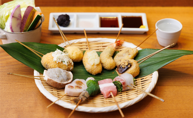 味わって食べたいこのお店のこの1品〈串あげ青田風〉