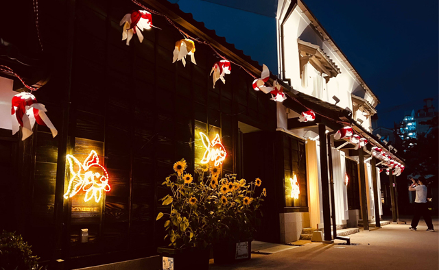 夕涼み＆水辺スポット〈新川さくら館〉