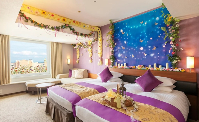 舞浜ビューホテル by HULICの色とりどりの花々が咲き誇る森の中をイメージしたコンセプトルーム「グローイングフラワールーム」が好評につき販売延長！