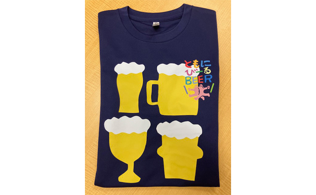 「Edogawa Beer Project」ともにびーるオリジナルTシャツ(男女兼用Mサイズ) 4名